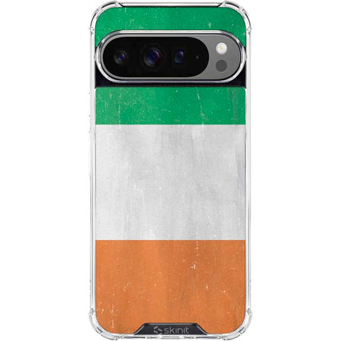 Ireland Flag Distressed Google Pixel 10 Pro XL Clear Case